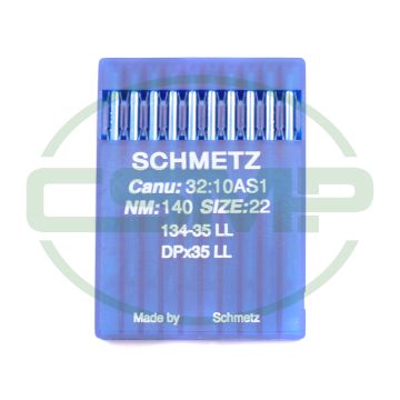 134-35LL SIZE 140 PACK OF 10 NEEDLES SCHMETZ