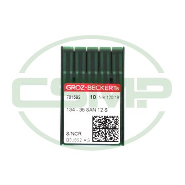 134-35 SAN12 S SIZE 120 GROZ BECKERT PACK OF 10 NEEDLES