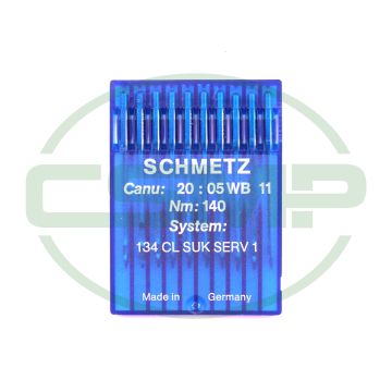 134CL SUK SERV1 SIZE 140 PACK OF 10 NEEDLES SCHMETZ DISCONTINUED