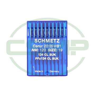 134CL SUK SIZE 120 PACK OF 10 NEEDLES SCHMETZ