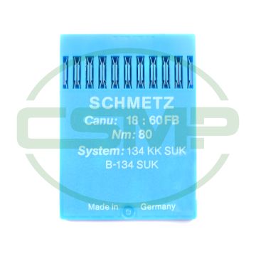 134KKSUK SIZE 80 PACK OF 10 NEEDLES SCHMETZ