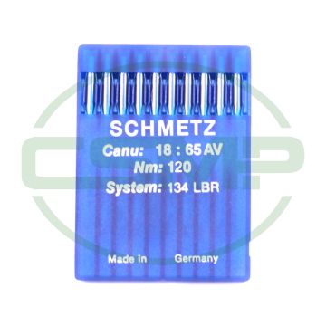 134LBR SIZE 120 PACK OF 10 NEEDLES SCHMETZ