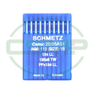 134LL SIZE 110 PACK OF 10 NEEDLES SCHMETZ