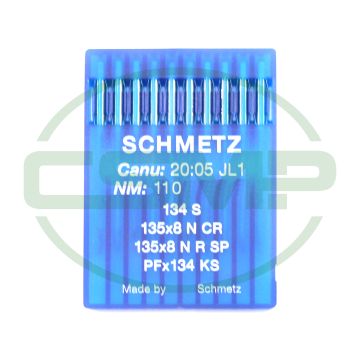 134S SIZE 110 PACK OF 10 NEEDLES SCHMETZ