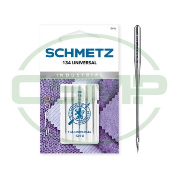 SCHMETZ UNIVERSAL INDUSTRIAL SIZE 90 PACK OF 5 CARDED