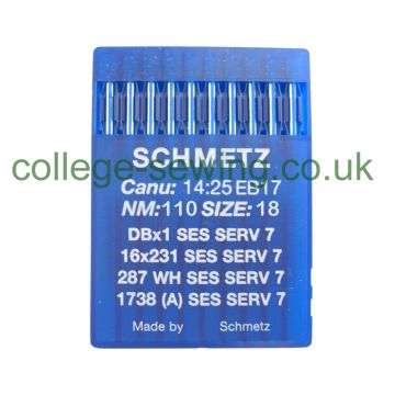 16X231SESSERV7 SIZE 110 PACK OF 10 NEEDLES SCHMETZ