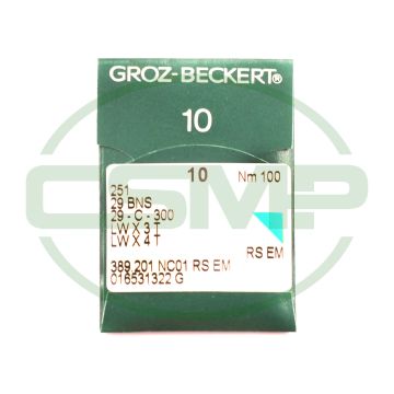 251 SIZE 100 PACK OF 10 NEEDLES GROZ BECKERT