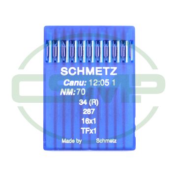 34R SIZE 70 PACK OF 10 NEEDLES SCHMETZ