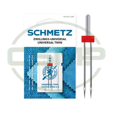 SCHMETZ TWIN 3MM SIZE 90 PACK OF 1 CARDED