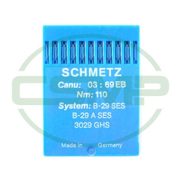 B29SES SIZE 110 PACK OF 10 NEEDLES SCHMETZ