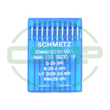 B29SPI SIZE 120 PACK OF 10 NEEDLES SCHMETZ