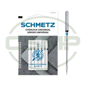 SCHMETZ DOUBLE SCARF SIZE 90 PACK OF 5 NEEDLES CARDED EL705CF