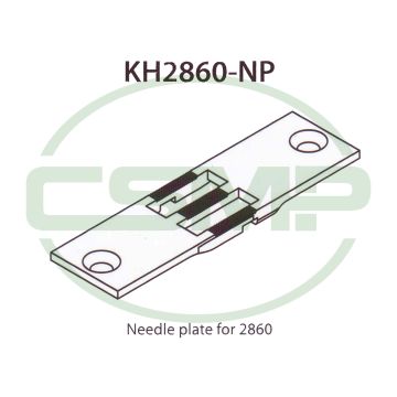 KH2860-NP 5MM NEEDLE PLATE JUKI LU-2860 GENERIC