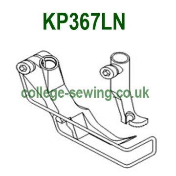 KP367LN LEFT CORDING FOOT SET ADLER 467 INCLUDES INNER AND OUTER FOOT