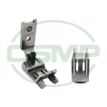 PD112X1/4 = 6.4MM TWIN DOUBLE GUIDE FOOT