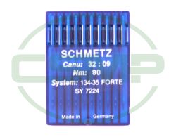 134-35 FORTE SIZE 80 PACK OF 10 NEEDLES SCHMETZ