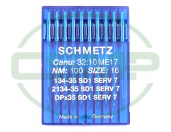 134-35SD1SERV7 SIZE 100 PACK OF 10 NEEDLES SCHMETZ