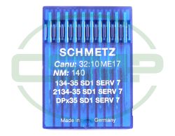 134-35SD1SERV7 SIZE 140 PACK OF 10 NEEDLES SCHMETZ