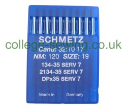 134-35 SERV 7 SIZE 120 PACK OF 10 NEEDLES SCHMETZ