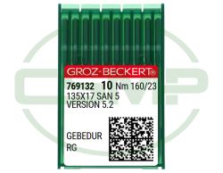 135X17 SAN5 GEBEDUR SIZE 160 PACK OF 10 NEEDLES GROZ BECKERT