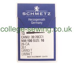 251 SIZE 100 PACK OF 10 NEEDLES SCHMETZ