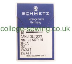 251 SIZE 70 PACK OF 10 NEEDLES SCHMETZ