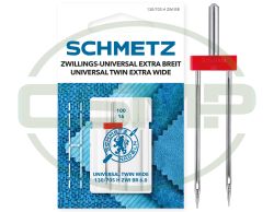 SCHMETZ TWIN 6.0MM SIZE 100 PACK OF 1 CARDED