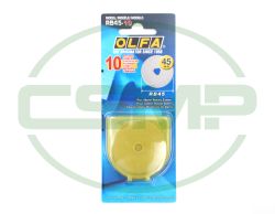 RB45-10 45MM OLFA ROUND KNIFE FOR RTY-2/C PACK OF 10